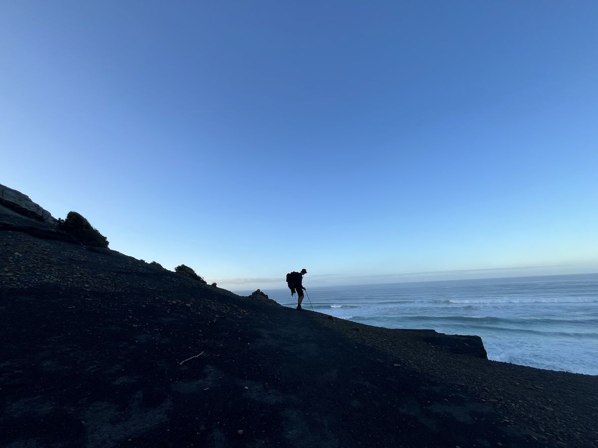 Rocky terrain and rough coastline